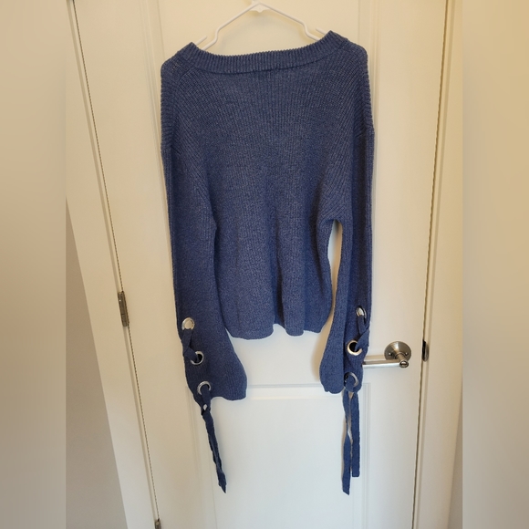 Knyt & Lynk lace up sweater - Picture 3 of 7